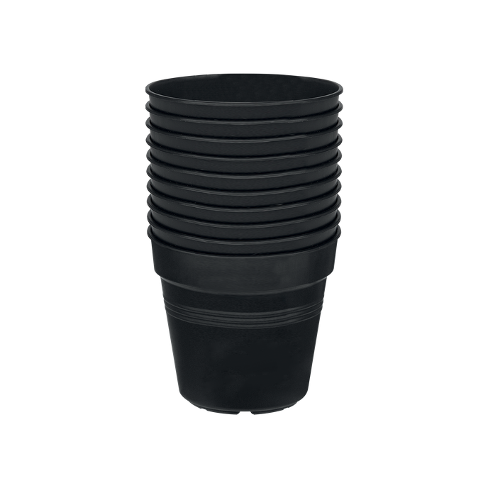 gb anzuchttopf starter set (set of 10) living schwarz